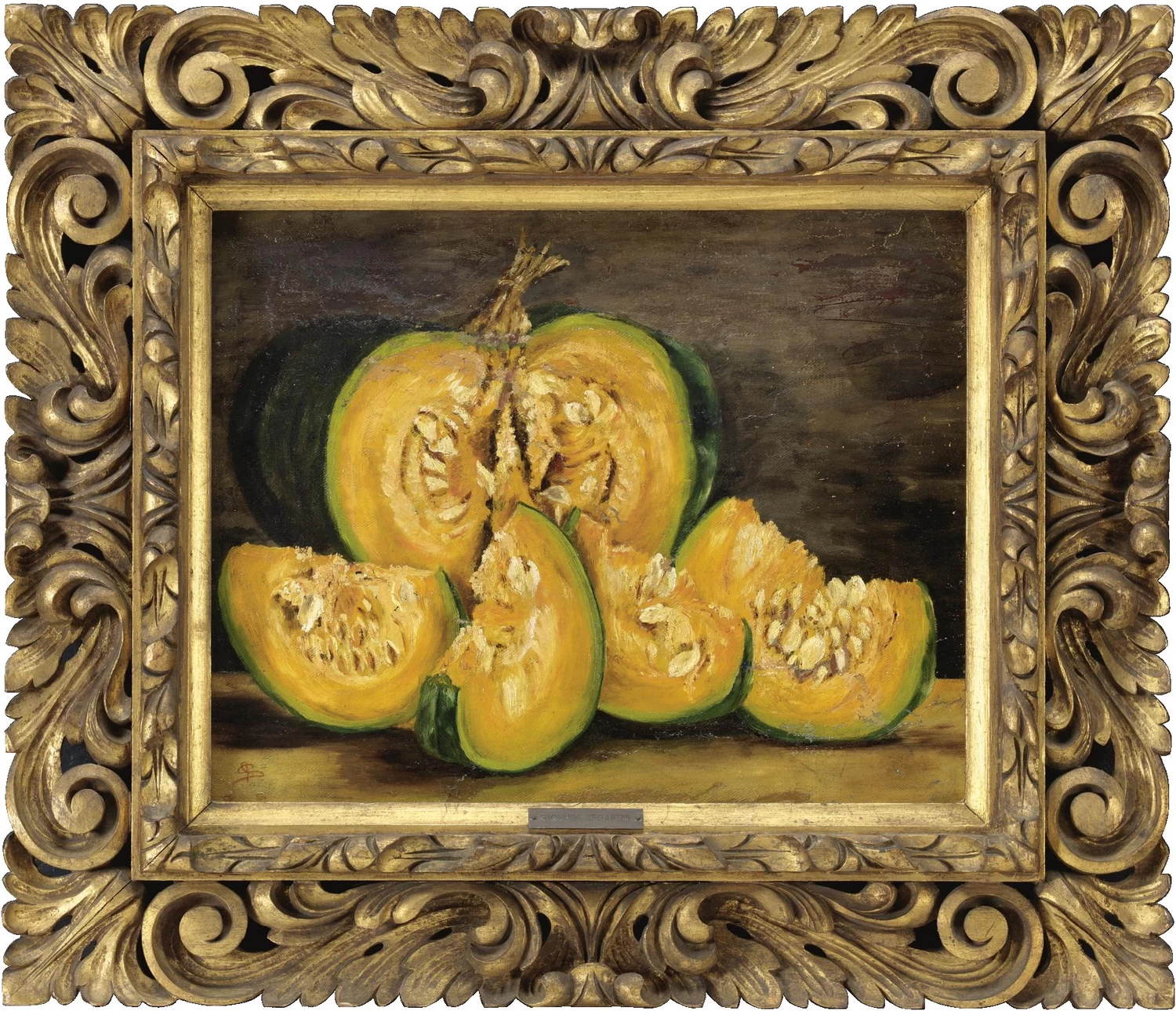 Natura morta con zucche - attribuito